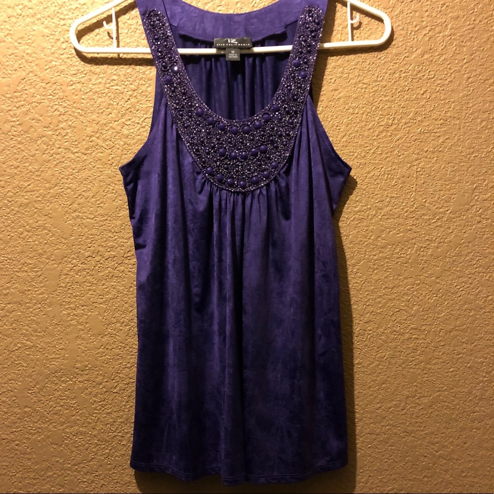 Dark Purple Pretty Top/Tank Flowy
